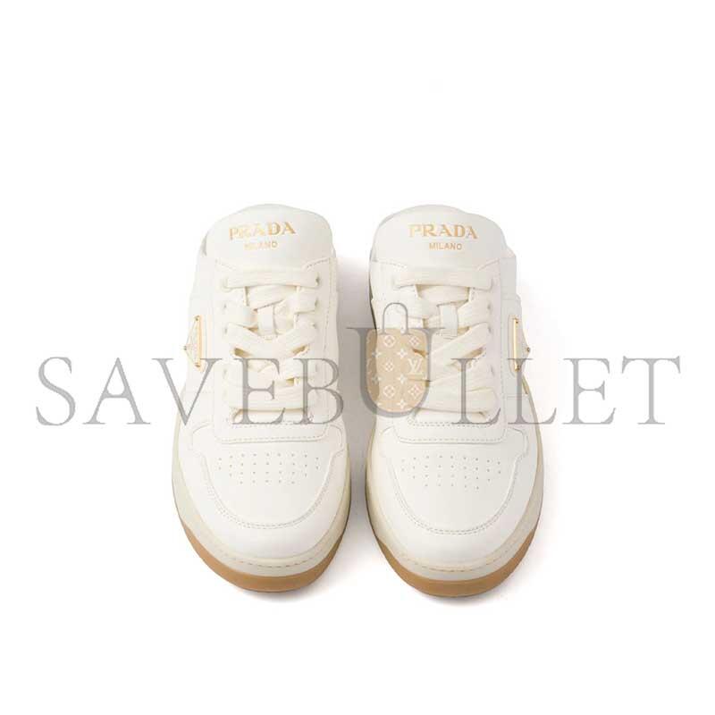 Pra*a leather backless sneakers 1e019o